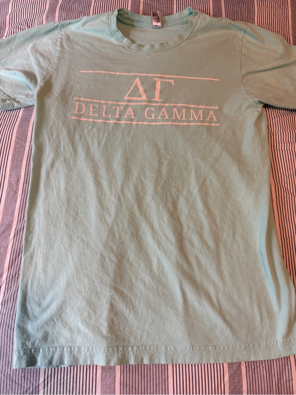 Women’s Delta Gamma Short Sleeve Tee in Light Aqua